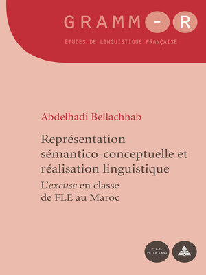 cover image of Représentation sémantico-conceptuelle et réalisation linguistique